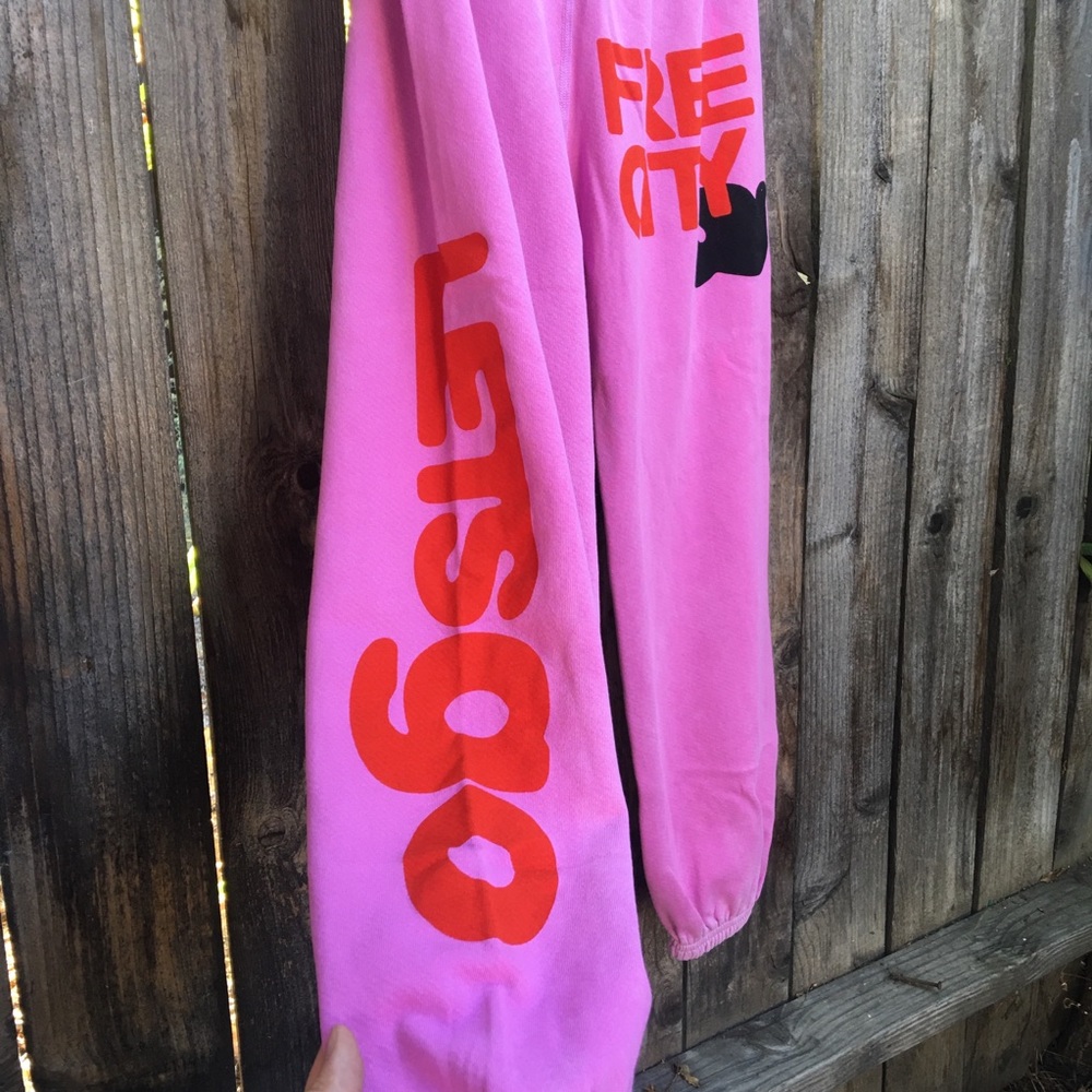 Free City women’s SuperVintage OG sweatpants PinkGum - New WITHOUT Tags - Picture 11 of 12